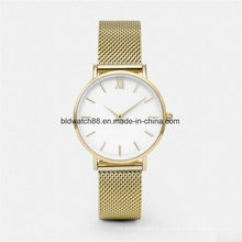 OEM Classic High Quality Mesh Strap Watches Stainless Steel Case